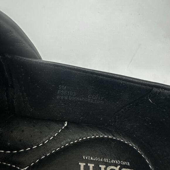 Born Toby Duo Slip On Clogs Black Leather Comfort Women’s 9 M - Picture 8 of 8